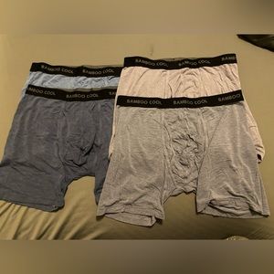 Bamboo Cool, Men’s Underwear, Pack of 4 (Size Medium)
